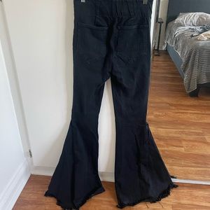 Show Me Your Mumu Black Denim Bell Bottoms